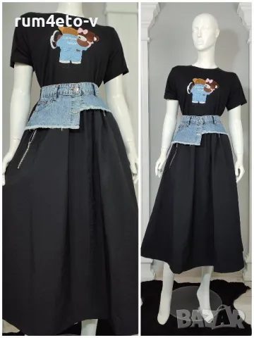 Пола с акцент деним , снимка 1