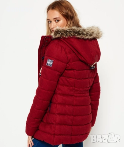 Дамско зимно яке палто Superdry размер small, снимка 3 - Якета - 52212479