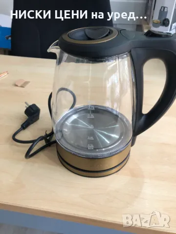 Електрическа стъклена кана за вода PROFI COOK 1.7L,2200W, снимка 7 - Кани - 48963400