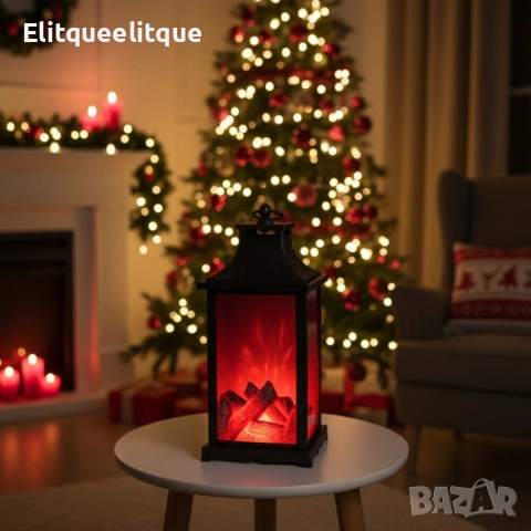 Led декоративен фенер с ефект на жив пламък, снимка 5 - Декорация за дома - 52249698