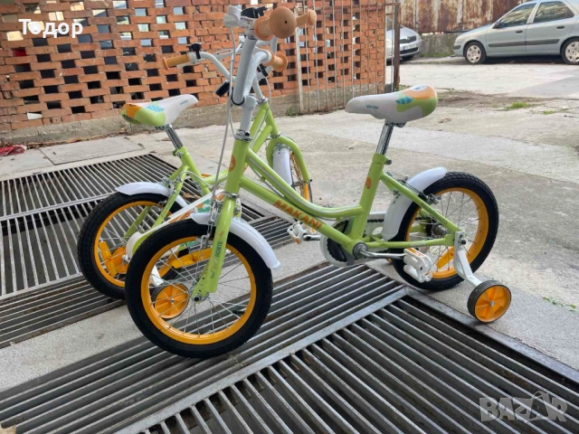 Детски велосипед 14" Makani - Pali Green - 2 бр., снимка 4 - Велосипеди - 52822682