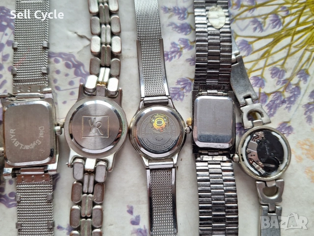 ✅ЛОТ СРЕБРИСТИ ДАМСКИ ЧАСОВНИЦИ❗, снимка 6 - Дамски - 53647396