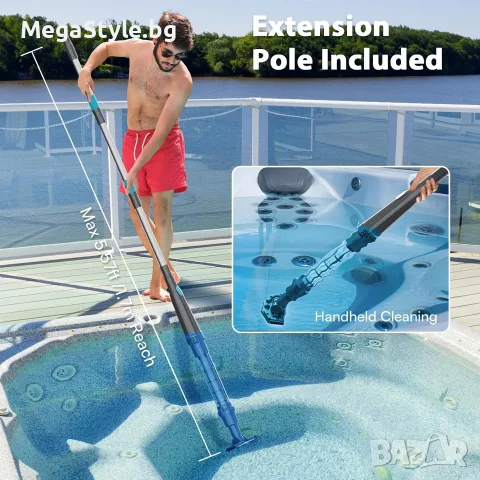 Ръчна прахосмукачка за басейни PoolMr , снимка 4 - Басейни и аксесоари - 56233465