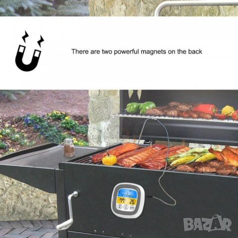 Кухненски термометър, цифров кухненски термометър за месо, пиле, барбекю, фурна, термометър за храна, снимка 3 - Други - 33929186