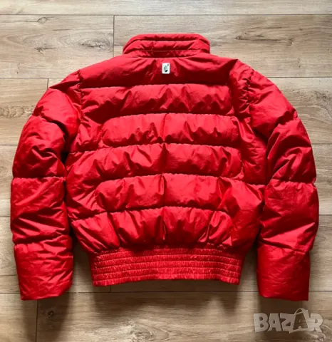 Пухено дамско  ВИНТИДЖ  яке   NIKE MINI SWOOSH Y2K 90-те размер Л, снимка 2 - Якета - 48524709