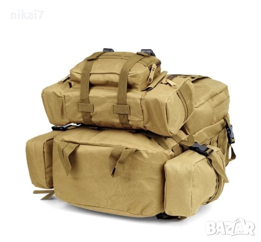 55L тактическа раница 4B1 Military военна водоустойчива туризьм Mole, снимка 9 - Раници - 42074611
