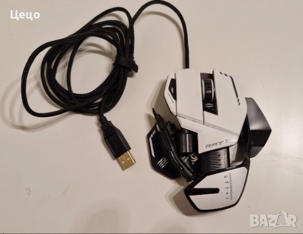 мишка madcatz rat 8+, снимка 3 - Клавиатури и мишки - 52505829