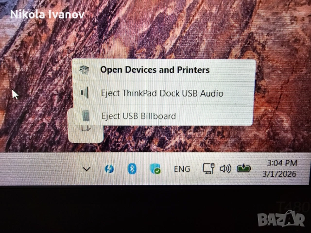 Lenovo ThinkPad Ultra Docking Station 40AJ за T480, T580, T590, T495, L480, P43s P52s P53s и други, снимка 9 - Лаптоп аксесоари - 53667965