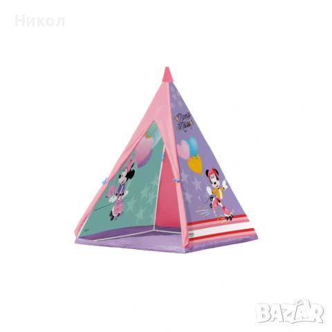 Детска палатка "Мини Маус" 100х 100х 140 см, снимка 3 - Образователни игри - 53468695