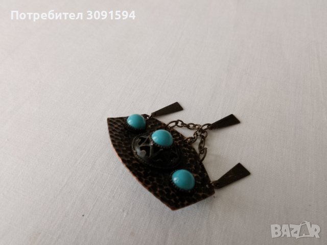 Възрожденска игла брошка, снимка 3 - Антикварни и старинни предмети - 41868344