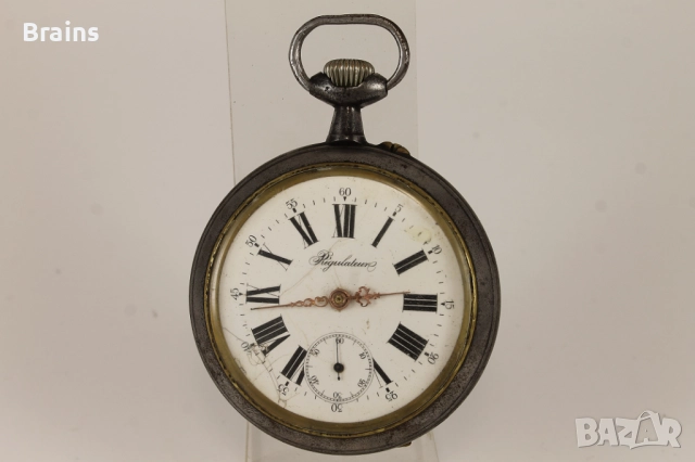 1900's Regulateur 66 мм Голям Джобен Часовник Локомотив