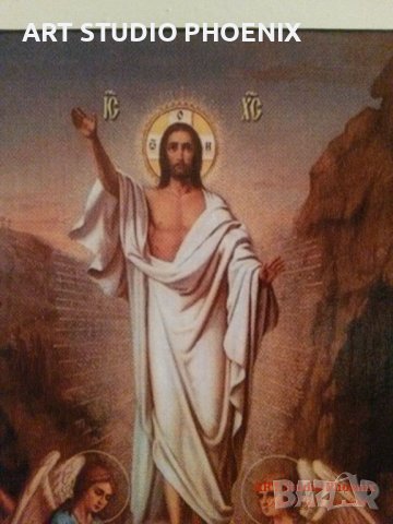 Икона Възкресение Христово icona Vazkresenie Hristovo, снимка 2 - Икони - 13796819
