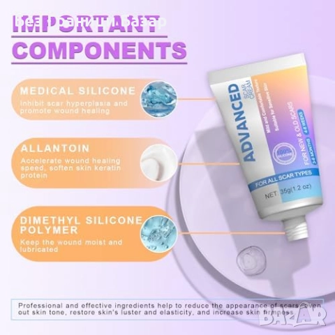 Нов Интензивен крем за белези и стрии – изглаждане и възстановяване на кожата, снимка 2 - Други - 51905727