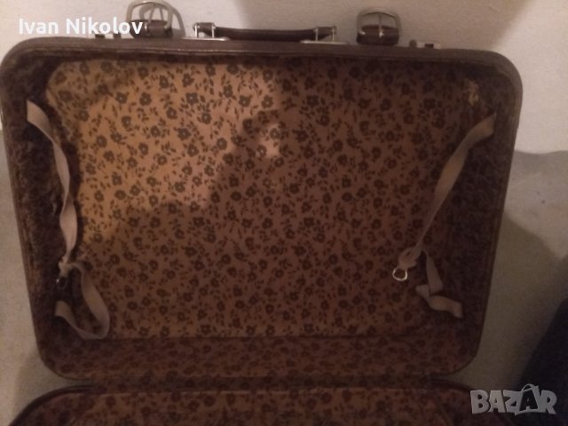 Класически кожен куфар , снимка 4 - Куфари - 41462922