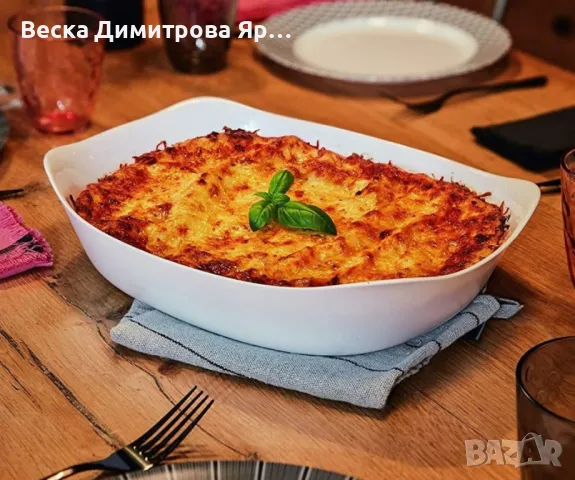 Тава за печене Luminarc Smart Cuisine P4027 34х25x7см,1 бр., бяло, снимка 5 - Съдове за готвене - 49489174