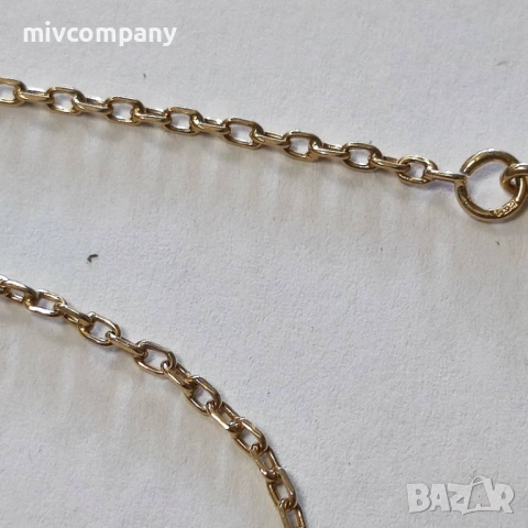 Златен синджир 3.98гр.46см., снимка 2 - Колиета, медальони, синджири - 53737305