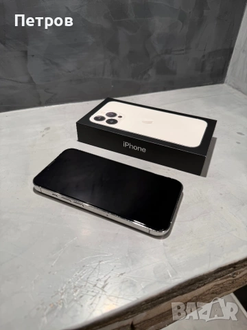 100% battery! КАТО НОВ Iphone 13 Pro 256 GB White , снимка 5 - Apple iPhone - 53866407