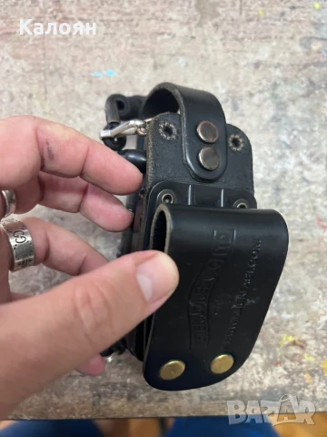 Полицейски кобур за палка - кожен, английски, снимка 3 - Екипировка - 51078109