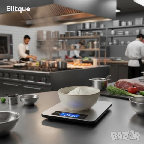 Кухненска електронна везна Luigi Ferrero Prima FR-110I – инокс платформа, 10kg, точност до 1g, снимка 4 - Други стоки за дома - 52503990