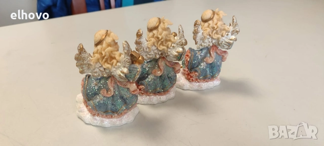 Коледни ангелчета, свещник, снимка 5 - Коледни подаръци - 52492474