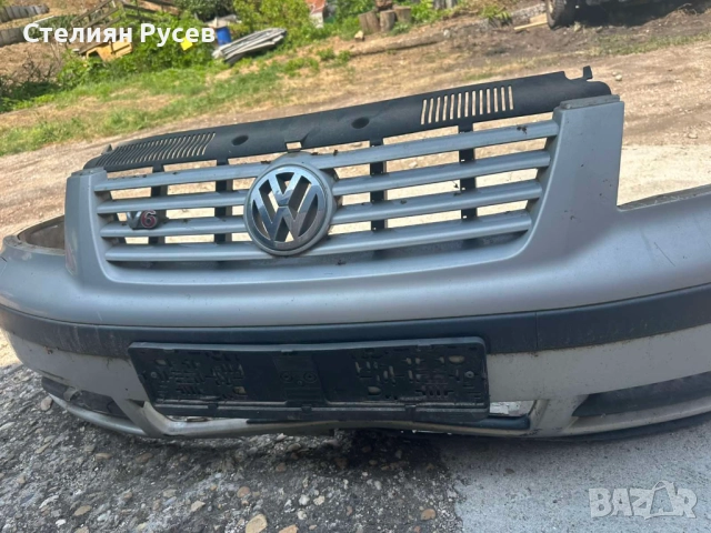 предна броня за VW Sharan 2.8i 204кс VR6 2002г - цена 60 лв само за бронята с забележки лява решетка, снимка 7 - Части - 51976086
