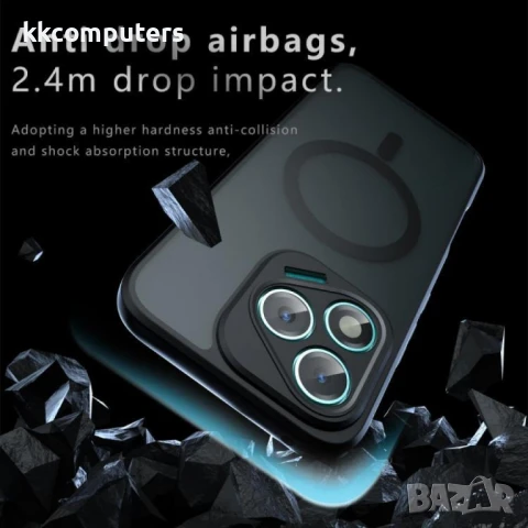 Honor 400 Pro 5 – PC + TPU Удароустойчив Калъф и Протектор с MagSafe, снимка 3 - Калъфи, кейсове - 50641281