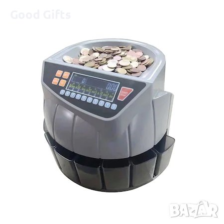 Машина за броене и сортиране на монети с LED дисплей, снимка 4 - Друга електроника - 39088867