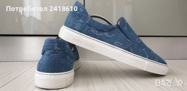 Jacob Cohen Embroidered - Logo Denim Sneakers Italy Mens Size 42/27см ОРИГИНАЛ!, снимка 1 - Спортни обувки - 41063351