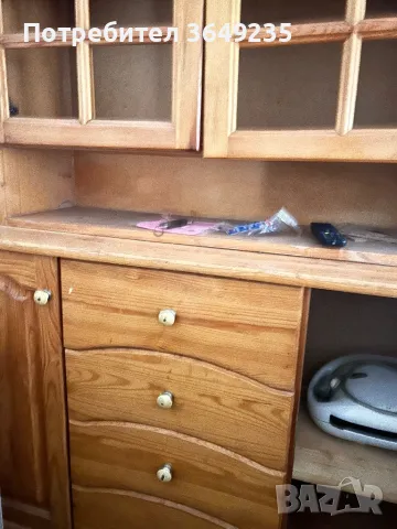 Двумодулна дървена секция, снимка 2 - Секции и витрини - 49358956