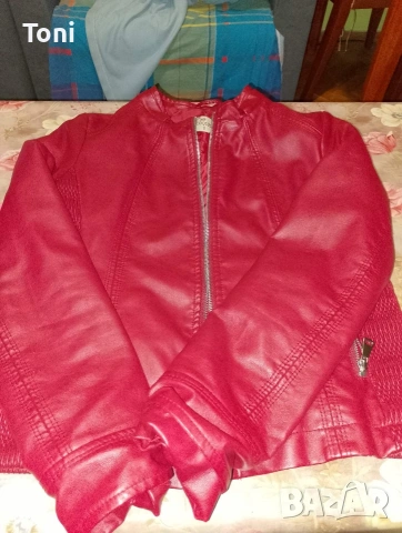 кожено яке чисто ново размер s еко кожа , снимка 7 - Якета - 53574926