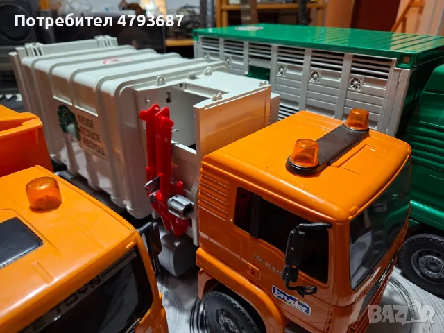 Тра броя големи детски камиона, снимка 3 - Коли, камиони, мотори, писти - 55982980