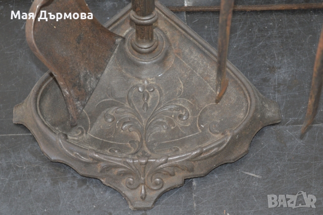 Принадлежности за камина, снимка 3 - Антикварни и старинни предмети - 36080364