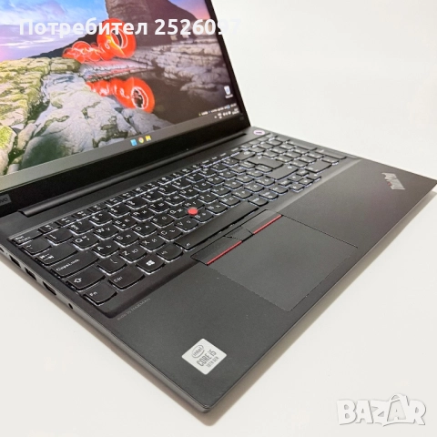 Lenovo ThinkPad E15/IPS/i5-10210U/8GB/256GB NVMe/Подсветка, снимка 6 - Лаптопи за работа - 52420310