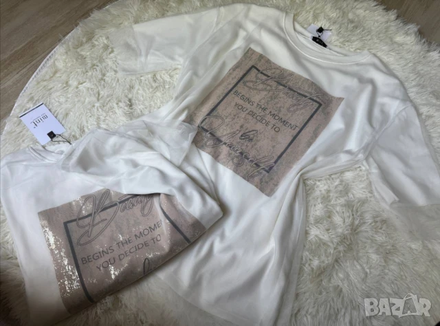 памучни дамски тениски , снимка 16 - Тениски - 50580192