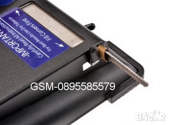 Ръчна метална машинка за пълнене на цигари, снимка 5 - Празни пълнители - 40692113