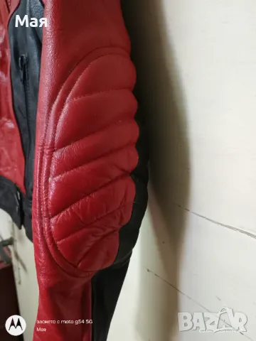 Дамско мото яке, кожа р-р 42 -ХС/С-протектори, снимка 6 - Якета - 50053250