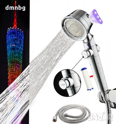 Душ слушалка под високо налягане 703-С, снимка 4 - Душове - 35974996