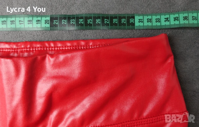 Rainbow S червен дамски клин от мека еко кожа, снимка 9 - Клинове - 50730218