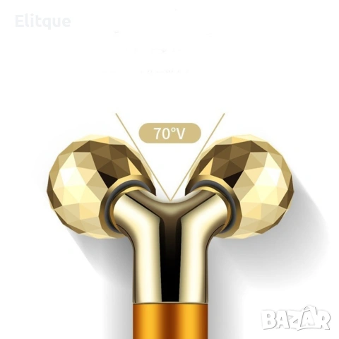 Масажен стик за лице 24K с две вибриращи топки , снимка 8 - Масажори - 53448358