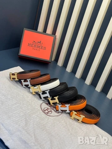 колан от естествена кожа в кутия hermes gucci 