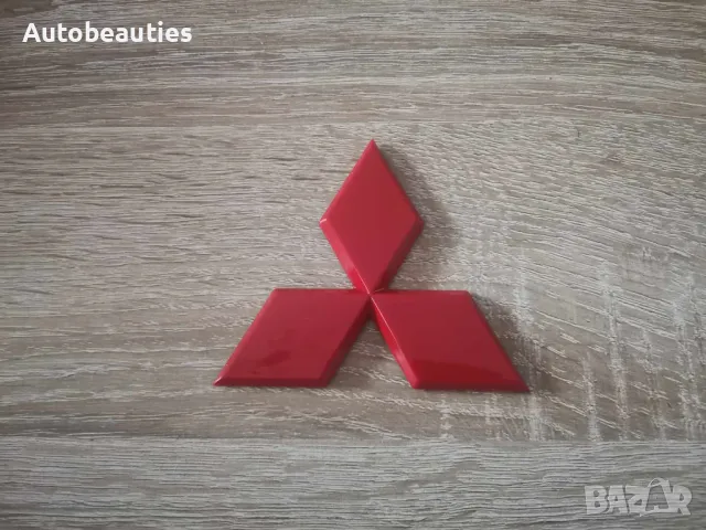 червено лого Mitsubishi 10 см