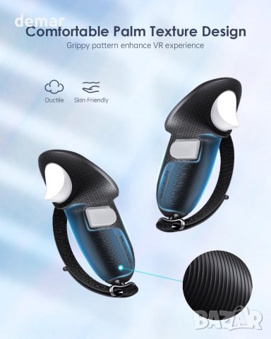 Maecker vr Каишки за контролер Quest 3, аксесоари, снимка 2 - Друга електроника - 44217866
