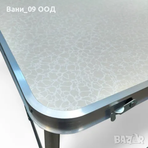 Сгъваема къмпинг маса с регулируема височина , снимка 3 - Градински мебели, декорация  - 50247684