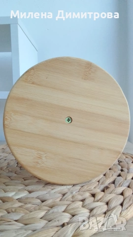 Бамбукова поставка за чаши, снимка 4 - Други стоки за дома - 53050908