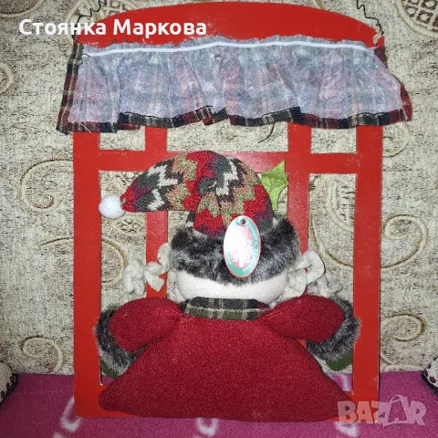 Дядо Коледа на прозорец-подарък нови камбанки, снимка 3 - Коледни подаръци - 48152884