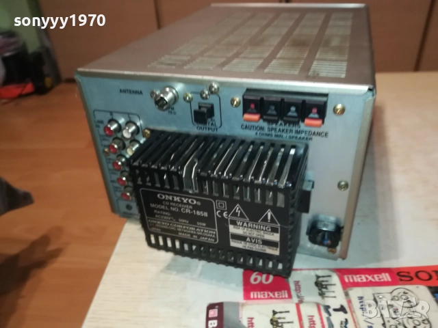 ONKYO CR-185II CD RECEIVER-ВНОС SWISS 0609252006LCHERY, снимка 14 - CD дискове - 51628191