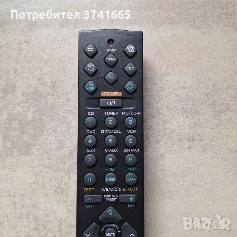 Дистанционно за AV ресивър YAMAHA RAV206 , снимка 2 - Ресийвъри, усилватели, смесителни пултове - 52911286