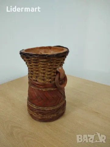 Глинена ваза с дръжки, снимка 2 - Вази - 49904113