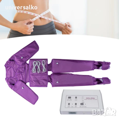 Апарат за лимфен дренаж и инфрачервено отопление 400W, отслабване, целулит, лимфен дренажен масажор, снимка 3 - Други машини и части - 51271809