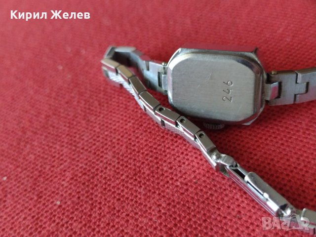 Стар часовник ЛУЧ с верижка за колекция - 26094, снимка 2 - Антикварни и старинни предмети - 34791559